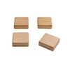 SIGEL BA211 Set of 4 powerful magnets, in wood, square,