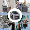 BABEYER Dog Bike Basket, Expandable Soft-Sided Pet Carrier Backpack with