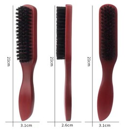 MUNZE 1 Stück Sleek Bun Bürste Teasing Hair Brush Boar Bristle Hair Brush Tail Comb, Haarbürsten Mit Wildschweinborsten Weiche Naturborsten Für Haar Und Bart Styling