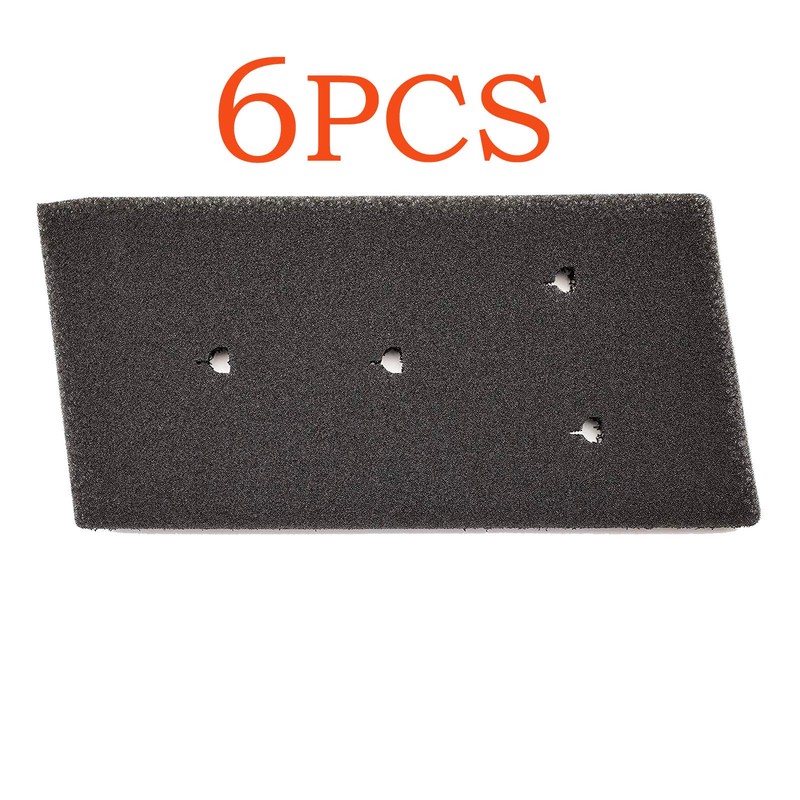 6X Foam Sponge Filter 8015250474909 Replacement for Bauknecht Privileg Whirlpool