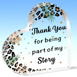 AMZQ Thank You Gifts for Women Men Teacher Colleagues Appreciation Gifts for Family Mentor Thank You for Being Part of My Story