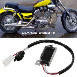 eMagTech Motorcycle Regulator Rectifier Voltage Regulator Rectifier Compatible with Yamaha XV400/1000/1100/535/700/750 OEM 3LP-81960-00-00 42X-81960-A1-00