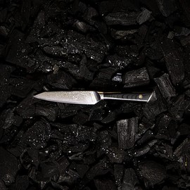 All Right Chef Cuchillo Mondador Acero Damasco Japonés 67 capas Colección Darknife (Mondador 12.7cm)