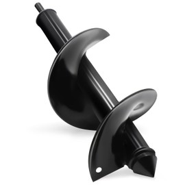 SYITCUN 10x30cm Garden Hole Digger Auger for Planting Bulbs Seedlings,Heavy Duty Bulb Planting Auger,Garden Auger Drill Bit,Post Hole Diggers & Garden Bulb Planter Tools