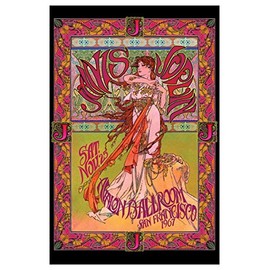 Laminated Concert 1967 Janis Joplin SF Bob Massey Avalon Ballroom Promo Poster 24x36