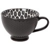 Now Designs 14 oz Textured Latte Mug, Black