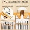 Wooden Belt Hanger for Closet 2-in-1 Wall Mount Belt Organizer
