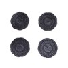 LALAFINA 4pcs Hair Shampoo Brush Scalp Massager Bristle Brush for