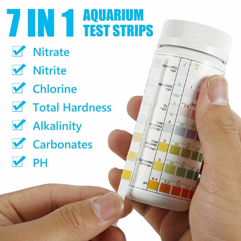 AIMALL Aquarium 7-in-1 Test Strips for Fish Tanks – Quick