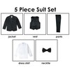 Spring Notion Boys' Classic Fit Tuxedo Set, No Tail 8