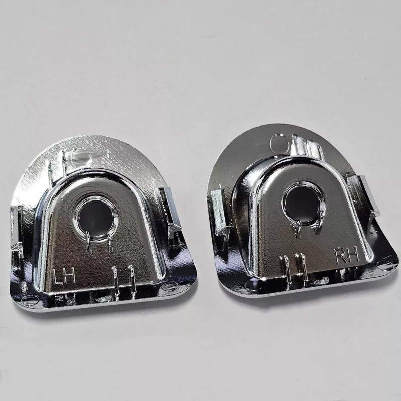 Mustang UPR 4pc CHROME Door Lock Knob Kit Compatible w/
