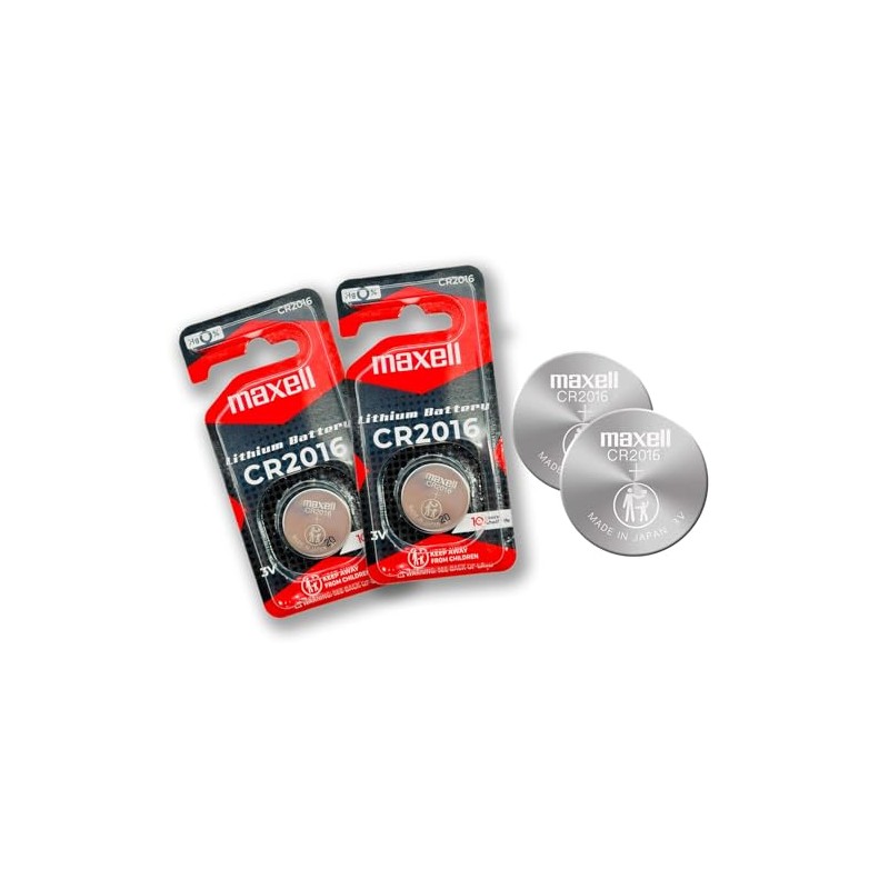 CR 2016 MAXELL LITHIUM BATTERIES (2 piece) 3V Watch 2016