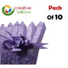creative balloons Purple Pull Bows Set 30mm Present Basket Pull