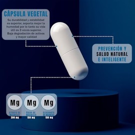 NSN | Magnesio Complex con 100 Dosis | Triple Sinergia: Citrato, Gluconato y Óxido con Inulina de Agave | Formulado por la Dra. Friné Velázquez | Alta