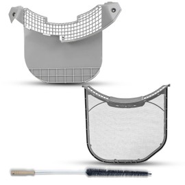 DLEX3900W DLEX3550W DLEX3570W DLEX3885W DLEX3360R DLEX3371W DLEX3370R DLEX3360W DLEX3360V Dryer Lint Filter Screen Trap Replaces For LG DLEX3370V DLEX3250W DLEX3470V DLEX3570V & Housing Guide Cover