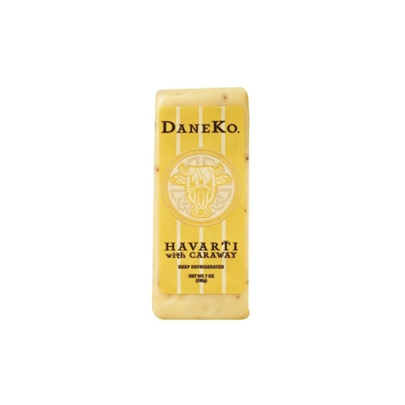 DaneKo Caraway Havarti Bar, 7 oz, 6 Pack
