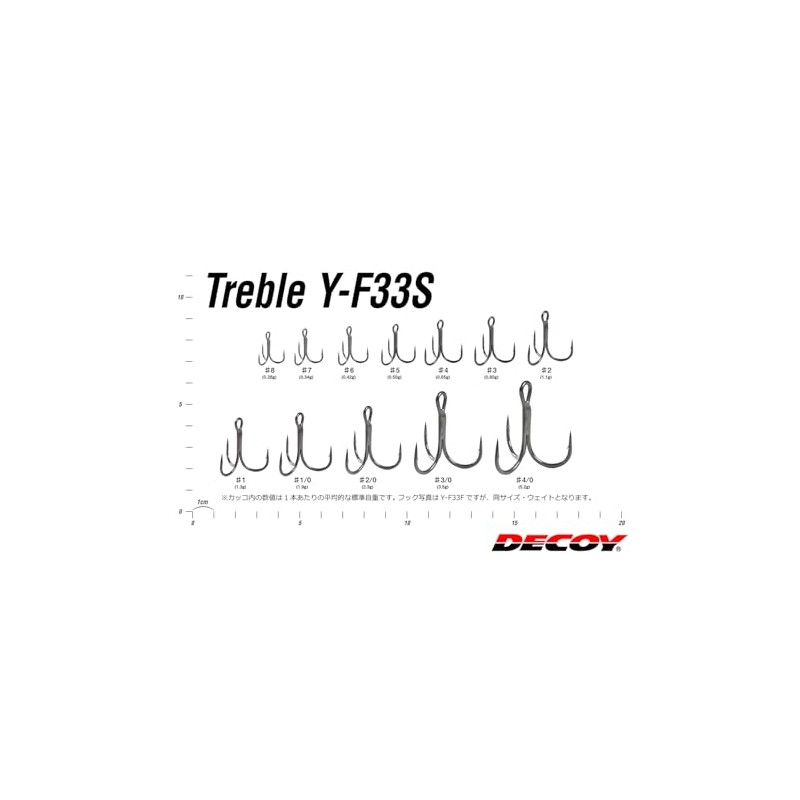 Katsuichi Decoy Treble Y-F33S #5