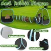 YUEPET Outdoor Visual Rabbit Tunnel Toys Pop up Bunny Enclosure