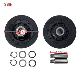 UAHMVVE RB170002 Dryer Roller Kit Replacement for Speed Queen & Alliance Dryers ADE30RGS171TW01, ADE32FSS431AN01, ADE3SRGS177TW01,AP5186795, PS12220620, 3447593