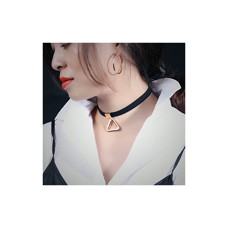 Star Jewelry Velvet Choker Collarss Black Lace Necklaces Elastic Tattoo