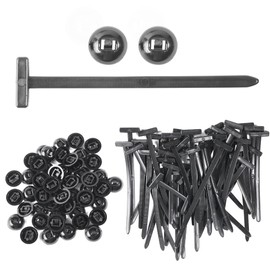 SCUARI 50PCS Automotive Zipper Clips,Cable Tie Buckle,Universal Wire Ties Tool,Car Accessories Self-Locking Nylon Zip Ties Holder,Used to Repair and Fix Car Linings,Guard Plates,Bumpers,Fenders