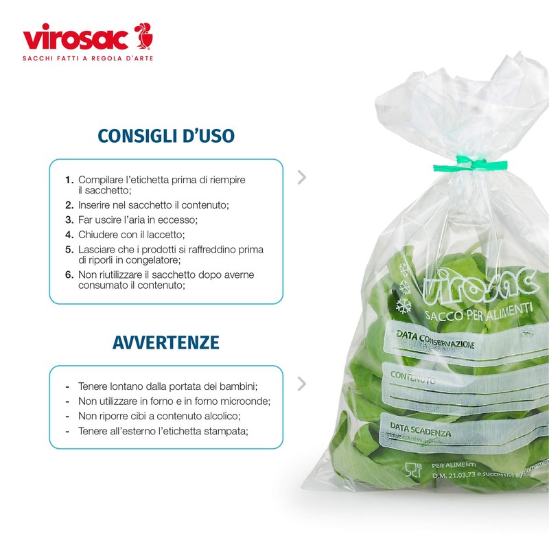 Virosac Preservation & Preservation Bags - Pack of 45