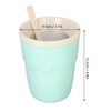 Slushie Cup 200ml Easy Operation Durable PP Aluminium Light Portable