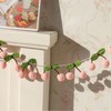 LUJIYY Soft and Realistic Handmade Cherry Felt String Garlands for