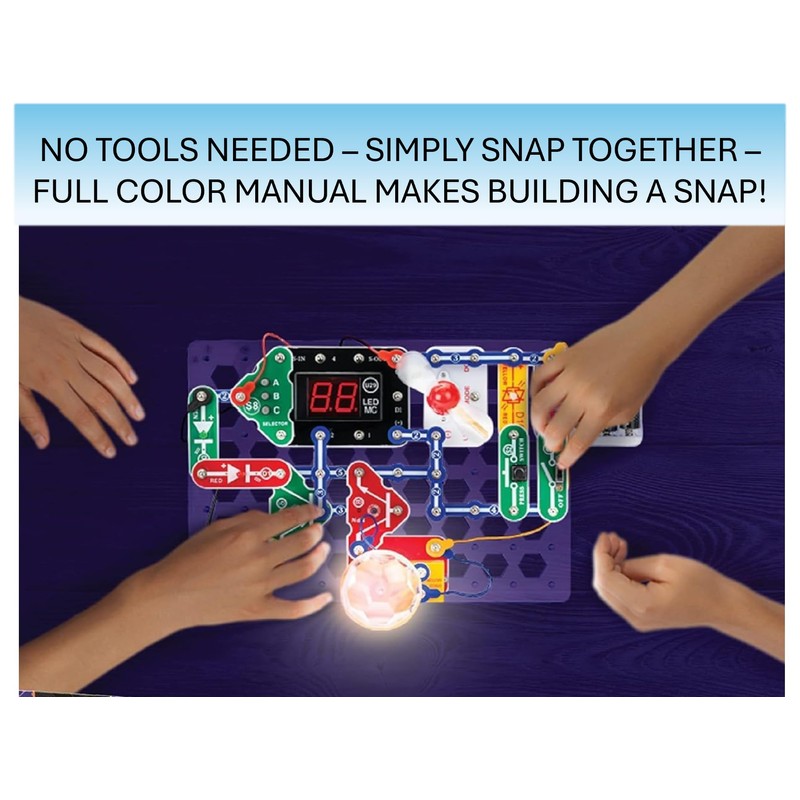 Snap Circuits “Arcade”, Electronics Exploration Kit, Stem Activities for Ages