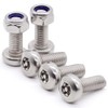 Glvaner (20 Sets) M6 x 16mm Pan Torx Head Tamper