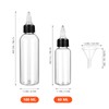 Luxshiny Mini Squeeze Bottle10PCS Sauce Bottle with Pointed Tip Clear