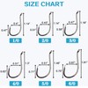 Sharp Octopus Baitholder Hooks, 100 pcs High Carbon Steel Barb