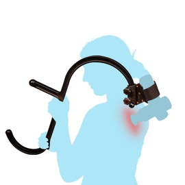 Dorso Bundle (Includes Mount and Cane) for Use with Percussion Massage Guns to Extend Reach