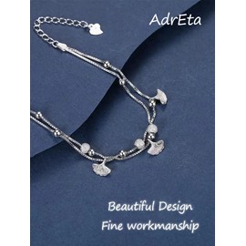 AdrEta Friendship Bracelets for Women Best Friend Adjustable Close Relationship Sterling Silver Bracelet
