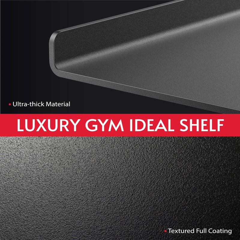Home Gym Storage Shelf Only, Adjustable Gym Equipment Organizer Wall