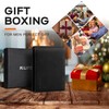 RUNBOX Wallet for Men Slim Leather Bifold RFID Blocking Minimalist