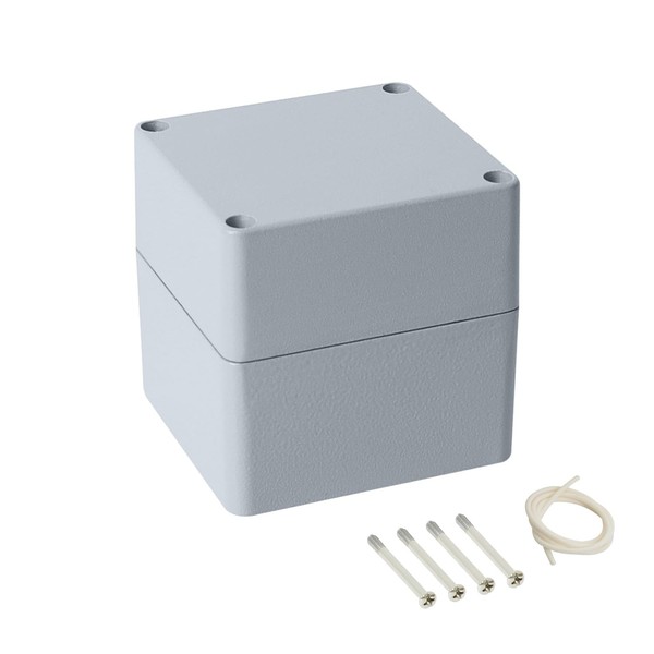 LeMotech Aluminum Alloy Metal Junction Box IP67 Waterproof Dustproof Small