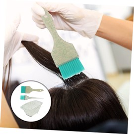 Baluue Hair Dyeing Bowl Set Salon Hair Dye Brush Highlighting Coloring Brush Diy Hairdressing Kit