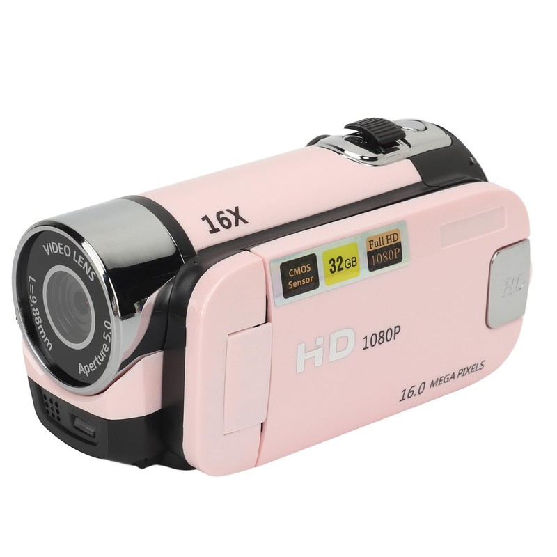 Cocoarm 16MP Digitalkamera, Videokamera-Recorder mit Elektronischem Verschluss für Reise- und