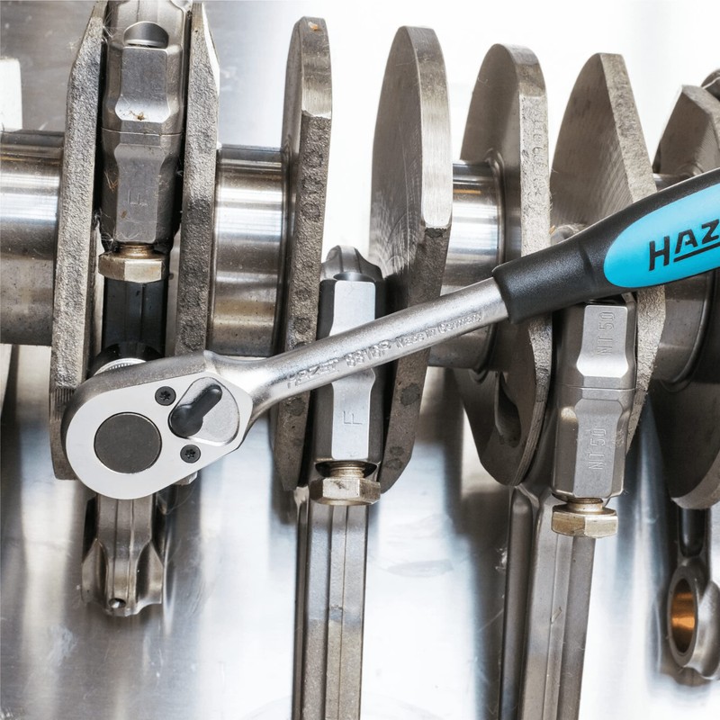 HAZET 8816P Reversible Ratchet, Ratchet Wrench, Drive: 0.37 inches (9.5