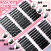 QUKLOGEN DIY Fluffy Lash Extension Kit 930Pcs D Curl 9-18mm