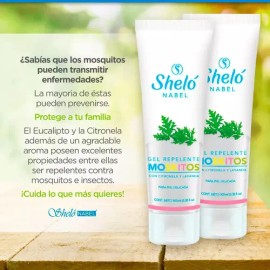 Gel Repelente De Mosquitos Sheló Nabel 100ml