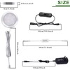 AIBOO Cabinet Light Light, Adjustable LED Lighting, Radio Control, 12
