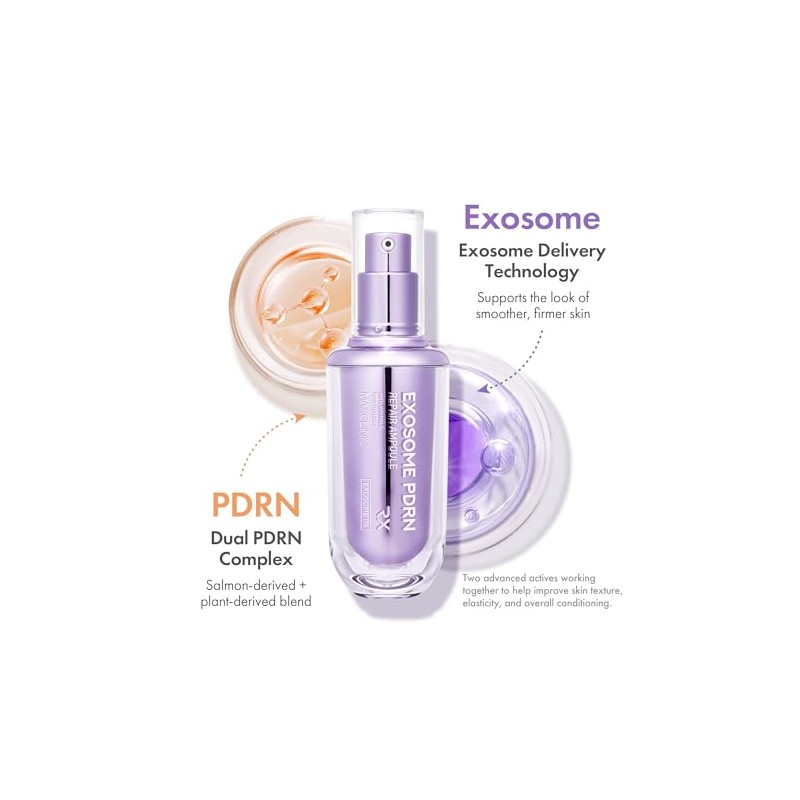 Maxclinic Exosome Pdrn - Ampolla Reparadora de Suero Facial Hidratante