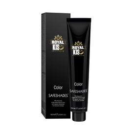 Royal KIS SafeShades - Permanent Hair Colour Cream - 100 ml - 6R - High Coverage, Long-Lasting Colour and Naturally Shiny Hair - No PPD, MEA or Resorcinol