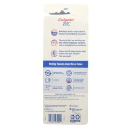 Colgate 360 Deep Clean Soft Toothbrush 4-Pack