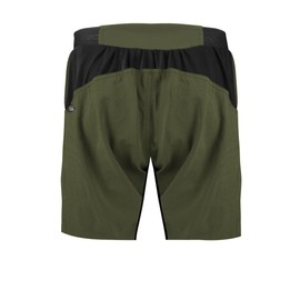 Aero Tech Designs | Men's USA MTB Shorts | Mountain Bike Shell and Padded Liner | 11 in Inseam | Medium | Olive