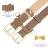 Jumpress Leather Dog Collar for Small Medium Large Dogs, Soft