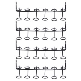 sourcing map 4pcs Pegboard Screwdriver Holder Stainless Steel Screwdriver Organizers for Hex Cross Screw Driver RC Tools Kit Organizers, Back