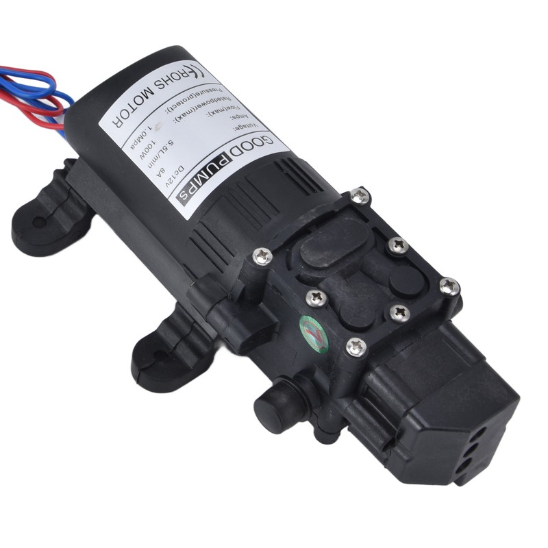 Electric Diaphragm Pump High Pressure 1.0Mpa 5.5L/Min Intelligent Miniature Water